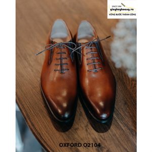 Giày da nam dây giả chính hãng Oxford O2104 003
