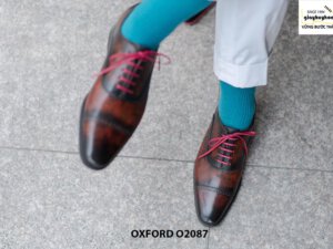 Giày tây nam có màu sáng đẹp Oxford O2087 001