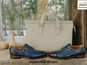 Giày tây nam đánh Patina Single Monkstrap MT2062 007