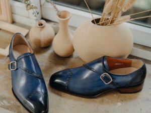 Giày tây nam đánh Patina Single Monkstrap MT2062 003