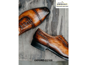 Giày da nam da bò hảo hạng Oxford O2108 006