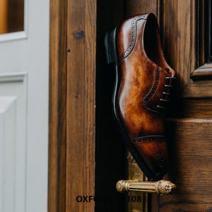 Giày da nam da bò hảo hạng Oxford O2108 003