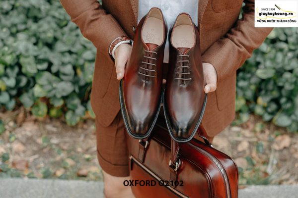Giày da nam chính hãng chất lượng Oxford O2102 001