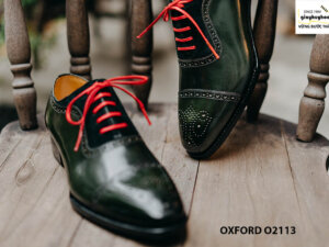 Giày da nam được làm từ thủ công Oxford O2113 002