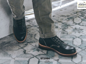 Giày da Boot nam cổ cao đen trẻ trung BT2084 005