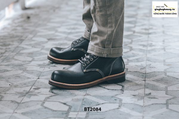 Giày da Boot nam cổ cao đen trẻ trung BT2084 003