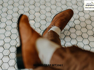 Giày tây nam 1 khoá da lộn Single Monkstrap MT2061 006
