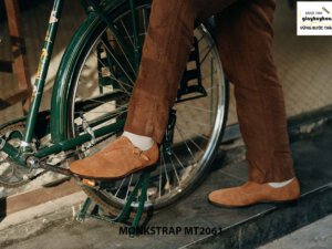 Giày tây nam 1 khoá da lộn Single Monkstrap MT2061 003