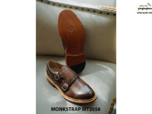Giày da nam mạnh mẽ Double Monkstrap MT2058 005