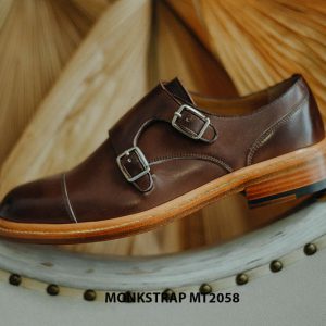 Giày da nam mạnh mẽ Double Monkstrap MT2058 001