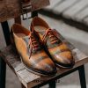 Giày da nam được làm từ thủ công Oxford O2122 001