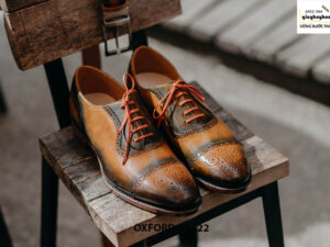Giày da nam được làm từ thủ công Oxford O2122 001