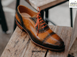Giày da nam được làm từ thủ công Oxford O2122 004