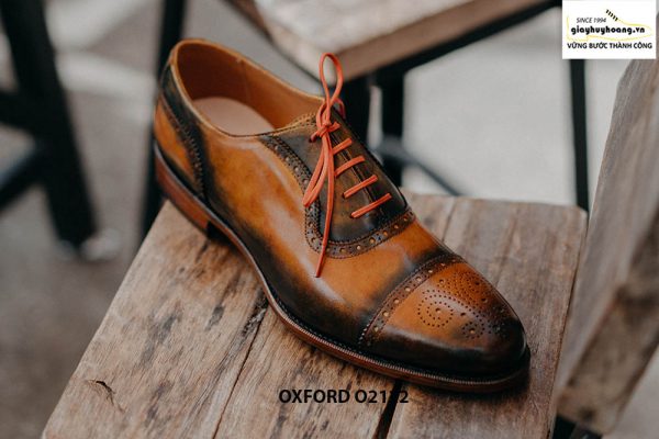Giày da nam được làm từ thủ công Oxford O2122 004