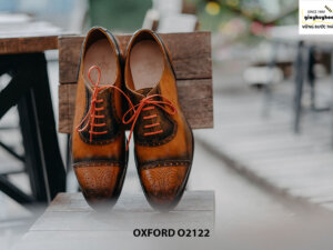 Giày da nam được làm từ thủ công Oxford O2122 003