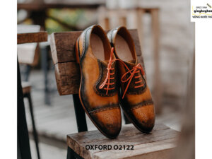 Giày da nam được làm từ thủ công Oxford O2122 002