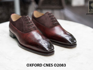 Giày tây nam phối da lộn thời trang Oxford O2083 001
