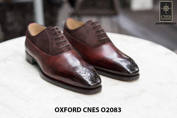 Giày tây nam phối da lộn thời trang Oxford O2083 001