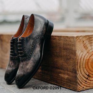 Giày buộc dây nam hàng hiệu cao cấp Oxford O2091 002