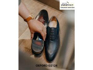 Giày tây nam da bê cao cấp Oxford O2124 005