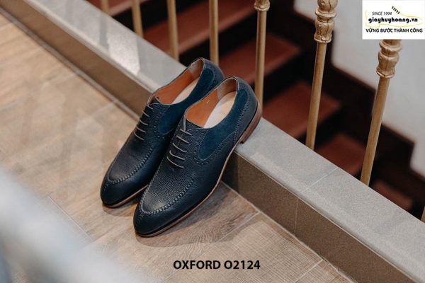 Giày tây nam da bê cao cấp Oxford O2124 001