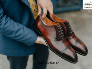 Giày da nam công sở mẫu đẹp Oxford O2117 004