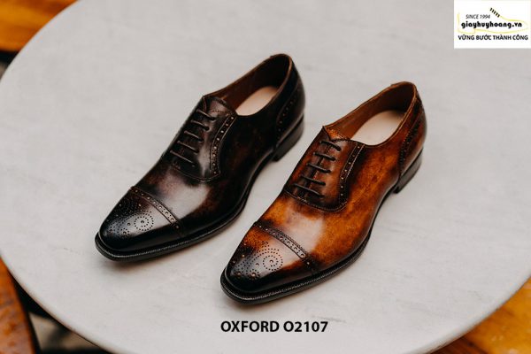 Giày da nam chính hãng cao cấp Oxford O2107 001