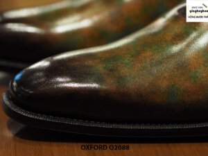 Giày tây nam đánh patina nghệ thuật Oxford O2088 002