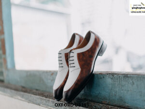 Giày da nam thiết kế độc đáo Oxford O2111 0004