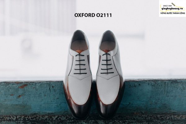 Giày da nam thiết kế độc đáo Oxford O2111 0001