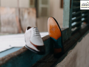 Giày da nam thiết kế độc đáo Oxford O2111 0003