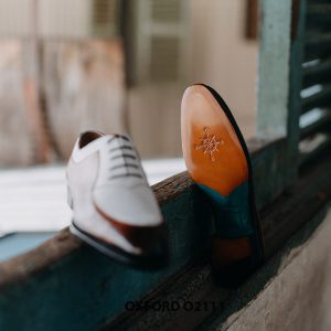 Giày da nam thiết kế độc đáo Oxford O2111 0003