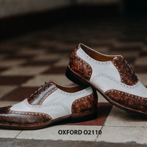 Giày da nam chính hãng 2 màu Oxford O2110 003
