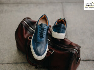 Giày da nam thể thao thủ công handmade Sneaker SK2020 004