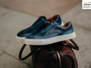 Giày da nam thể thao thủ công handmade Sneaker SK2020 001