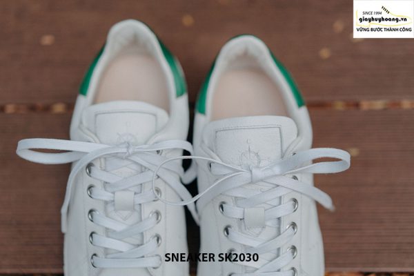 Giày da nam thể thao màu trắng đẹp Sneaker SK2030 004