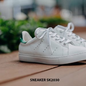 Giày da nam thể thao màu trắng đẹp Sneaker SK2030 003