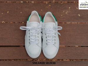 Giày da nam thể thao màu trắng đẹp Sneaker SK2030 002