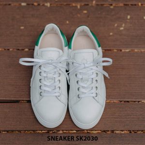 Giày da nam thể thao màu trắng đẹp Sneaker SK2030 002