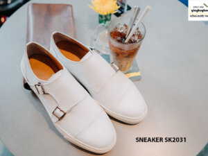 Giày da nam 2 khoá Monkstrap kết hợp Sneaker SK2031 005