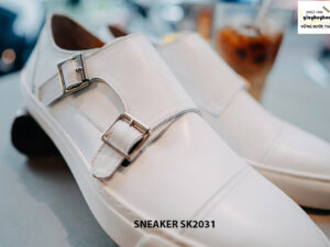 Giày da nam 2 khoá Monkstrap kết hợp Sneaker SK2031 002