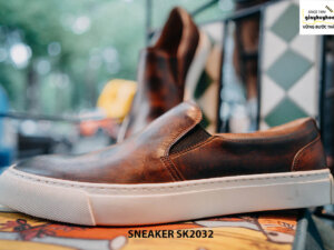 Giày da nam không dây kết hợp với Sneaker SK2032 003
