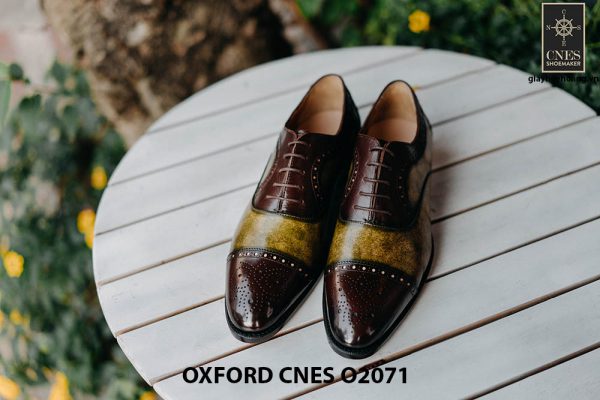 Giày da nam mẫu mới Oxford O2071 001