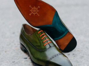 Giày da nam mũi vuông Oxford O2073 005