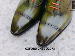 Giày da nam mũi vuông Oxford O2073 004