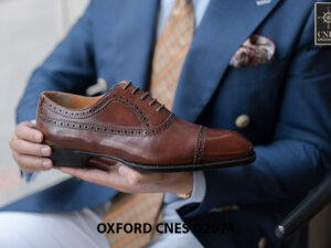 Giày da nam mẫu mới nhất Oxford O2074 004