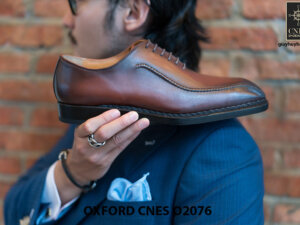 Giày da nam thiết kế độc đáo Oxford O2076 005