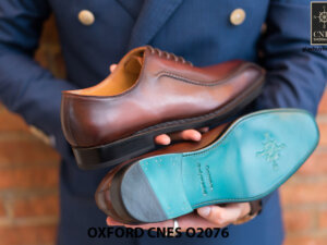 Giày da nam thiết kế độc đáo Oxford O2076 004