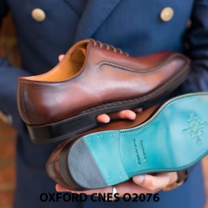 Giày da nam thiết kế độc đáo Oxford O2076 004