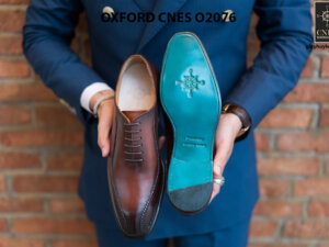 Giày da nam thiết kế độc đáo Oxford O2076 003